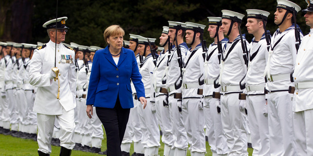 Chancellor of Germany Angela Merkel during a visit to New Zealand in November 2014. She will meet with Prime Minister Bill English during his European visit. Photo by Jason Oxenham.