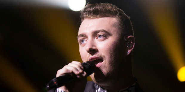 British artist Sam Smith performs at Vector Arena, Auckland in 2015. PHOTO/FILE