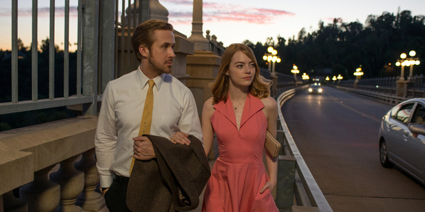 Emma Stone and Ryan Gosling have received more nominations for their roles in La La Land. Photo/Supplied
