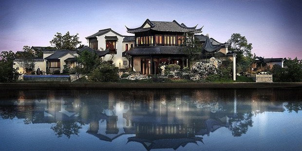 A 32-bedroom, 32-bathroom home in the city of Suzhou, just west of Shanghai, was one of the year's most expensive real estate transactions. Photo / Beijing Sotheby's International Realty