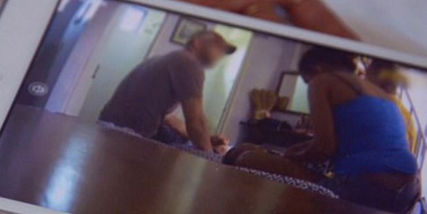 The women exchange their children for money to someone they believe is a paedophile but is actually an undercover agent. Photo / BBC