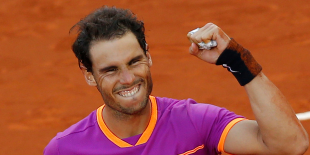 Nadal through to last-16 in Rome after Almagro injury