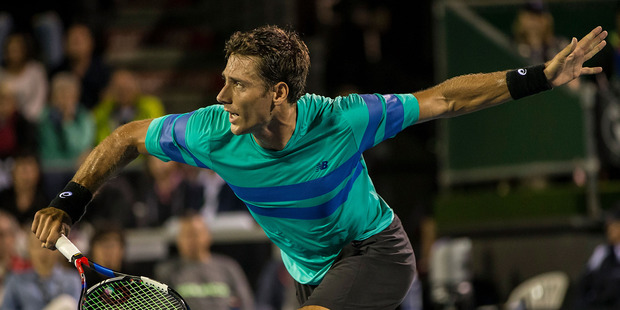 Artem Sitak during the ASB Classic on January 10. Photo / Getty Images
