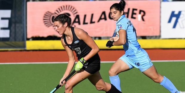 IN FORM: Tauranga's Amy Robinson in action against India in Hamilton. PHOTO: photosport