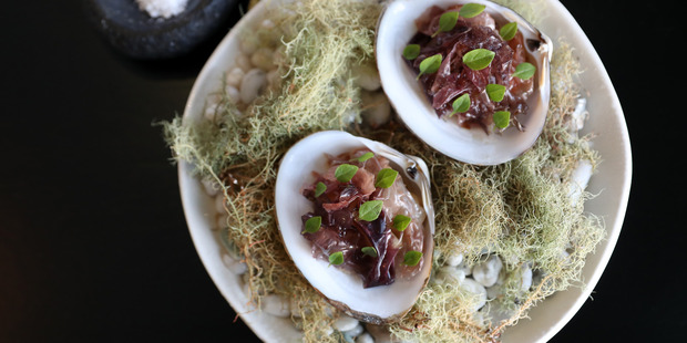 The Cloudy Bay clams, basil and forage seaweed. Photo / Getty Images