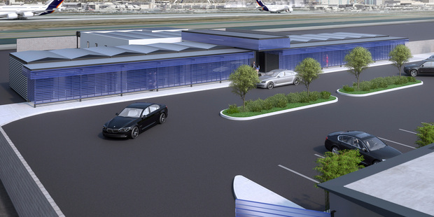 The facilities offers an exclusive entrance, one-on-one security screening and plush lounges. Photo / AP