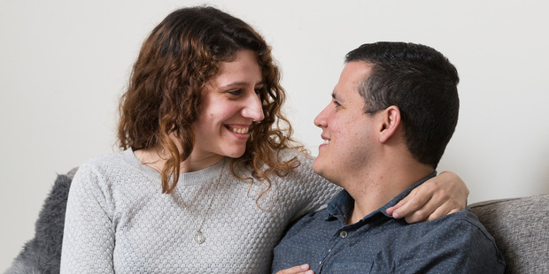 Gonzalo Rivera Pavon and his girlfriend Melanie Bachi. Photo / Brett Phibbs