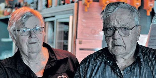 Farriers Arms owners Joy Cooper and Les Michau were victims of an early morning burglary and then an attempted theft just hours later last week. Photo / Clinton Llewellyn