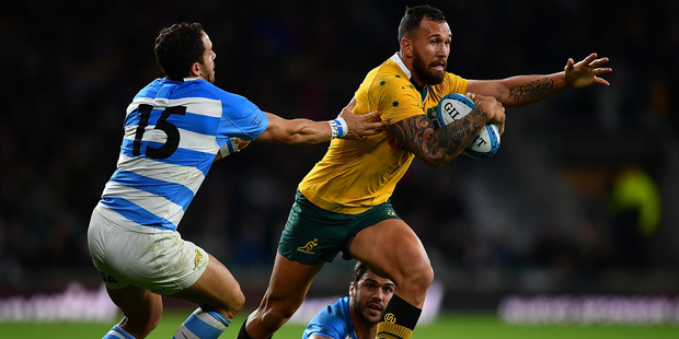 Quade Cooper of the Australian Wallabies was born in New Zealand and has family ties to Northland.