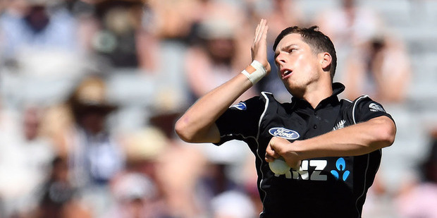 Mitchell Santner continued his bowling form from the opening match against Ireland.