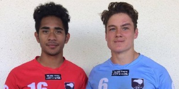 TK Nathan from Kaitaia College and Hoani Rogers Brown from Dargaville High both attended the NZRL High Performance Camp in Cambridge last month. Photo / Supplied