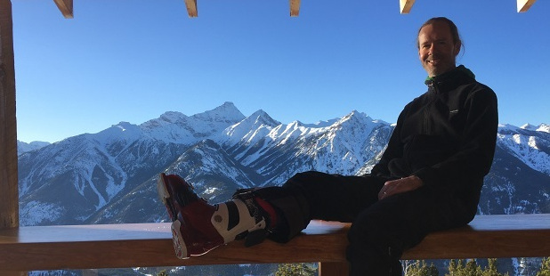 Martin Johnston at Panorama Resort, Kootenay Rockies.