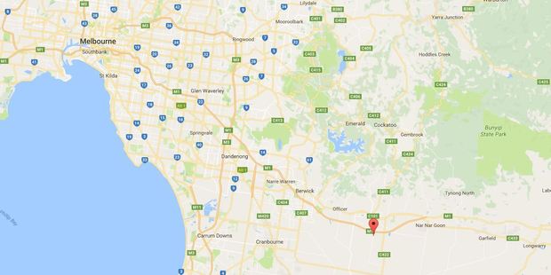 Boss Pomare was struck by the ute on McGregor Rd, in the Melbourne suburb of Pakenham, early Sunday. Image / Google