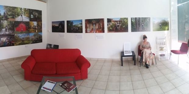The Save Oratia group has opened a pop-up gallery on the community just metres from Watercare's head office in Newmarket. Photo / Supplied