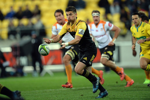 Otere Black got a rare start for the Hurricanes in his team's big win over the Cheetahs last weekend. Photo / Photosport