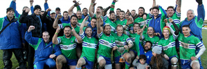Napier Old Boys Marist celebrate a second consecutive Nash Cup title on Saturday. Photo/Warren Buckland