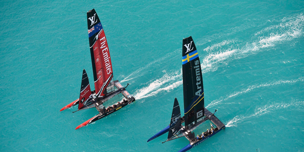 Team NZ in controversial America's Cup win