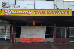 Yummy Takeaways on Broadway Stratford has been left gutted by a fire on Monday night. Photo: Ilona Hanne