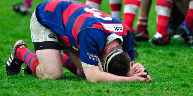 Simon Berghan playing Canterbury club rugby for Sydenham. Photo / Photosport