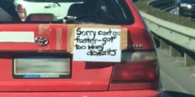 The picture received around 12,000 reactions since it was posted on the Only in New Zealand Facebook page on Sunday. Photo: Only In New Zealand/Facebook