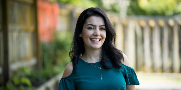 Syrian refugee Ludy Chakhto who has made a new life in New Zealand with her family. 16 January 2017 New Zealand Herald Photograph by Dean Purcell.