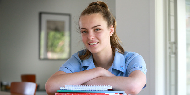 Jaimee McLaughlan gets her NCEA results today. Picture / Doug Sherring