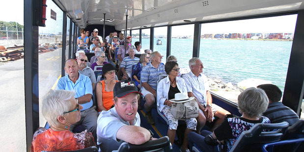 ACCESS GRANTED: The Port of Tauranga bus tour. Photo / John Borren