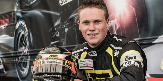 Brendon Leitch, Driver in the 2017 Castrol Toyota Racing Series. Photo / Bruce Jenkins / Photosport