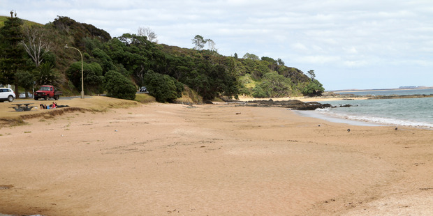 The illegal taking of sand from Cable Bay could result in prosecution.