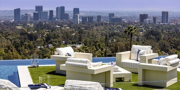 The panoramic views of the Los Angeles area. Photo / Bruce Makowsky/BAM Luxury Development