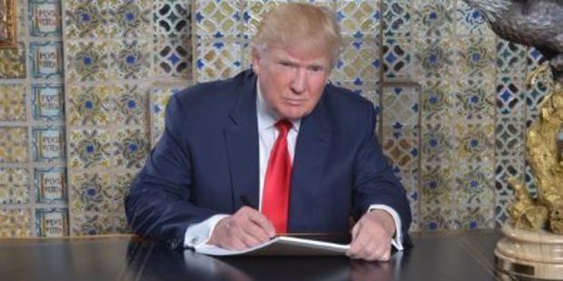Trump tweeted he was looking forward to the inauguration. Photo / Twitter / realDonaldTrump