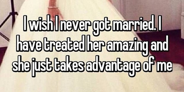 This man admitted to feeling used in his marriage. Photo / Whisper.com