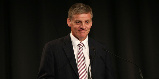 Prime Minister Bill English spoke to Jamie Mackay today. Photo / Doug Sherring