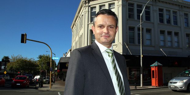 Green Party Leader James Shaw. Photo / Stuart Munro