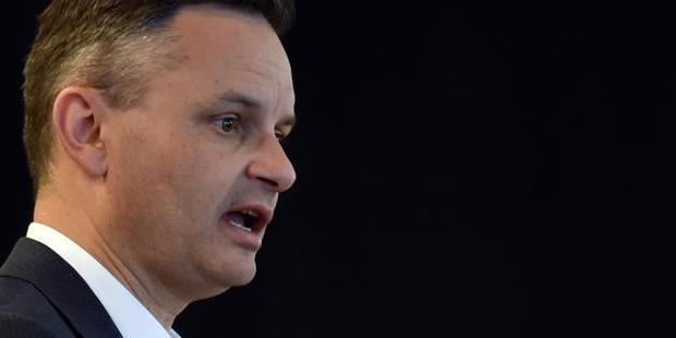 James Shaw speaks at the University of Otago yesterday. Photo/Peter McIntosh