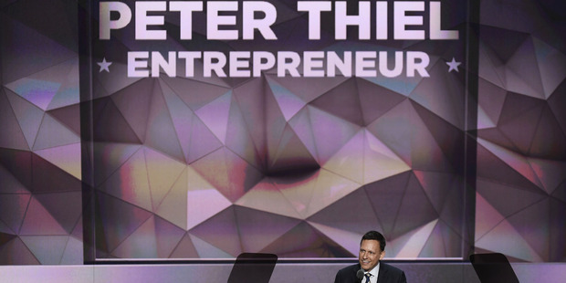 Peter Thiel, co-founder of PayPal Inc. Photo / David Paul Morris