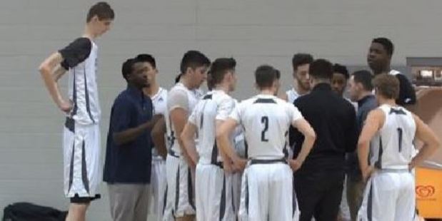Robert Bobroczky towers over his teammates. Photo / Youtube