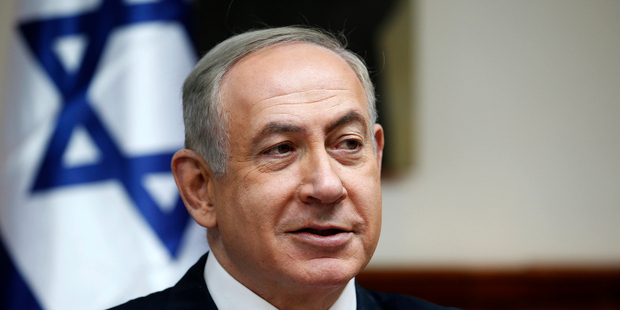 Israeli Prime Minister Benjamin Netanyahu was expected to talk to US President Donald Trump today. Photo / AP