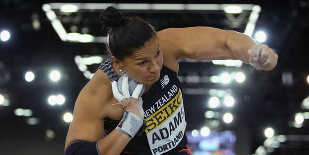 Valerie Adams competes in the IAAF World Indoor Championships. Photo / Getty Images