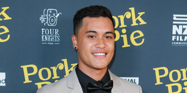 James Rolleston at the Pork Pie Premiere at The Civic in Auckland.