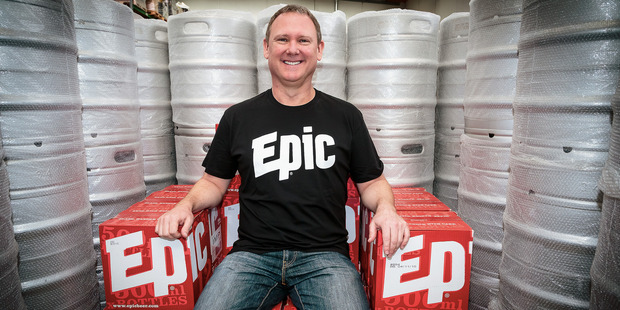 Luke Nicholas of Epic Beer. Photo / Supplied