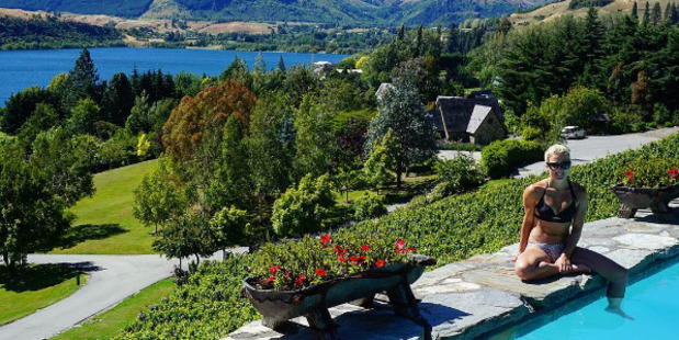 Gemma McCaw posted this photo of the couple's honeymoon location, Stoneridge Estate in Central Otago. Photo / Instagram