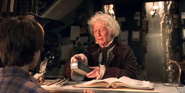 John Hurt as Professor Ollivander in Harry Potter. Photo / Supplied