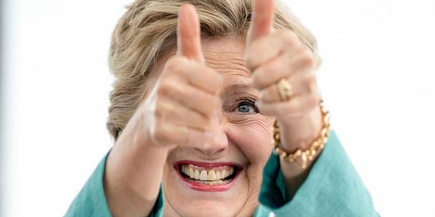 Could Hillary Clinton really host her own talk show, and would it work? Photo / AP