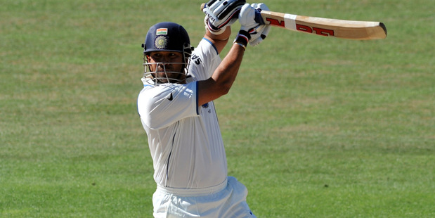 India's Sachin Tendulkar. Photo / Ross Setford