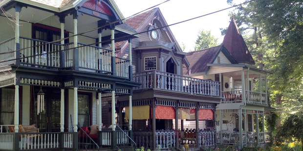 Some of the Victorian-era homes in Lily Dale, originally built as summer homes, are now year-round residences. Photo / Debra Bruno