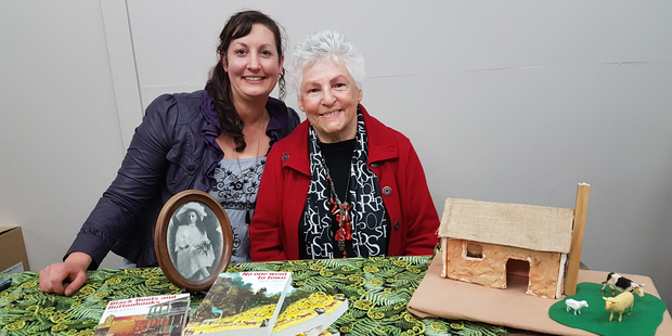 Nia Chesswas with her grandmother Phyllis Johnston.