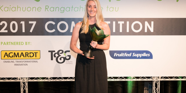 Shanna Hickling from Gisborne is the Young Horticulturalist of the Year. Photo / Supplied