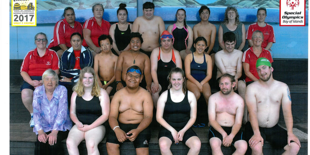 The contingent representing the Far North at the 2017 Special Olympics National Summer Games in Wellington next week. From back left: Natasha King, Denise Pure, Jasmine Lawrence, Zadkiel Beazley Tango, Kelsey Heta, Sarasin Ben, Nicole Grimme, Hazel Leefe, (middle) Vicky Curtis, Deberra Morgan, Te Ariki Beckham, Te Waipuke Tohu, Denise Cameron, Aroha Morgan, Adam Horsfall, Karen Markin, (front) Sharon Kopa, Rachel Harvie, George King, Lani Wallace, Chris Newhouse, Daniel Casbolt; absent Maree Stacey, Eileen Bedford, Jean Tohu.
