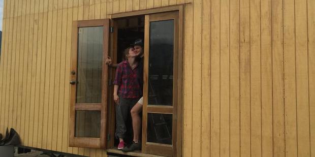 The couple were inspired to tackle the huge project after growing disillusioned with squalid and poorly heated Christchurch share houses. Photo / via Facebook